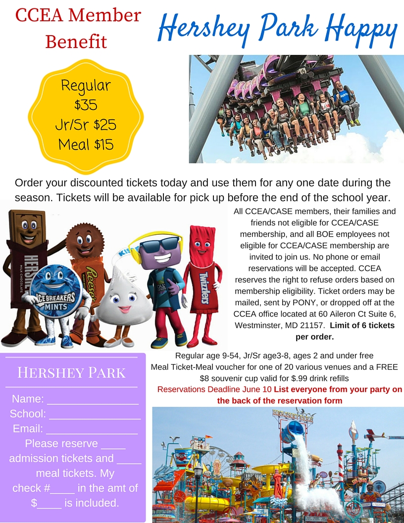 Hershey Park Tickets Available